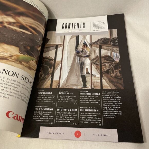 National Geographic November 2020 World Gone Viral Pandemic Changing Our View - Picture 3 of 10